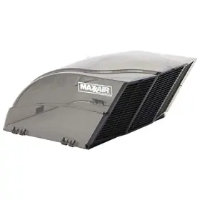 B010d1vjdw Maxxair Fanmate 00-955003 Fan/vent Cover With Ez Clip Constant Airflow Smoke