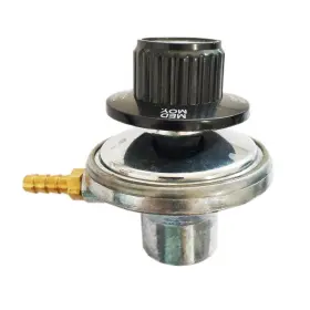 Mensi 737123199969 One Pound Propane Tank Low Pressure Adjustable Gas Outlet 1/4 Inch Barb