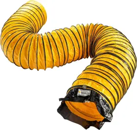 Mounto 313106752781 25ft Pvc Flexible Duct Hosing For Exhaust Fan 12inch Without Bag