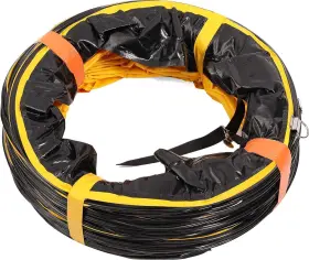 Mounto 766287103772 25ft Pvc Flexible Duct Hosing For Exhaust Fan 20inch 300 Inch L X 0.13 W Steel #3