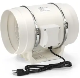 Idf-8 Nalle Inline Duct Fan 168w 740 Cfm Ventilation Exhaust Blower Fans 8 Inch Duc