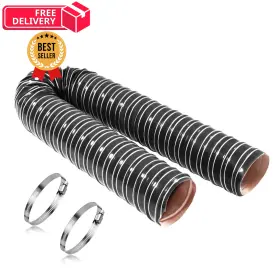1.5in-3.3ft-1m Nowball 1.5in Automotive Air Duct Hose Length 1 Black