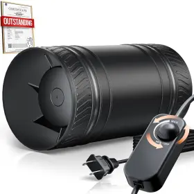 Onvean 726084719446 4 Inch Inline Duct Fan With Speed Controller Upgraded Fans High-efficien