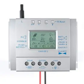 Ooycyoo 767452151727 80a Solar Charge Controller 80 Amp Panel Regulator With Load Timer 12v