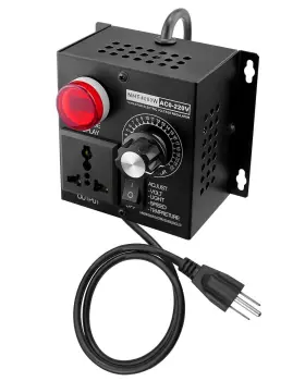 Fskz02 Pnyzik Ac Variable Fan Speed Controller Fit For Electric Motor Router Rheostat