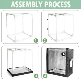 Potlab 060948549981 Small Grow Tent 18.9x13.8x21.7 For Aerogarden Hydroponics Indoor Herb Garden #3