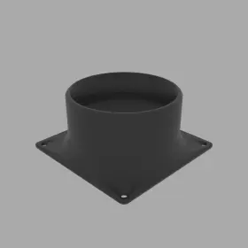 Printforge Pf-pccool-474337 120mm Fan To 4 Inch Duct F3d File For Other Sizes Pc Cooling Deflect