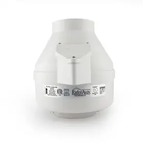 Xp201c Radonaway 313102349374 4 Inch Inlet And Outlet Inline Radon Fan In White With 1.6 Maximum O