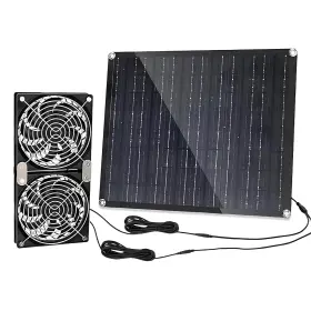 Sl2g25 Raymnmod Chicken Coop Fan Solar Powered 25w Panel With Dual Ip67 Waterpr