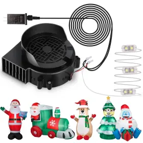 Hf9733 Reeooue Air Blower Fan For Inflatables 12v 0.8a Mini Airup Replacement Wi