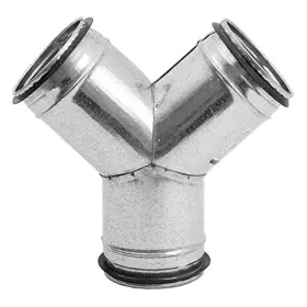 4x4x4g Repa Market 4ftft Inch Duct Splitter For Exhaust Fan Dryer Vent Hose 3 Way Connec