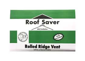 Rs50g Roof Saver Fiber/polyester Rectangle Vent 3/4 Thick X 600 L 10.5 W 0.75