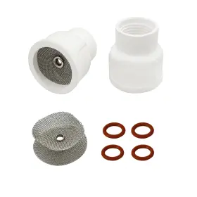 Rx Weld 759838495723 #12 Ceramic Twin Pack White Tig Welding Cups