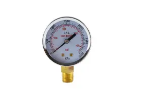 S A 20l400 - High Pressure Gauge For Propane Regulator 0-400 Psi 2 Inches Inch -high