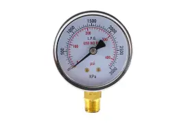 S A 25l400 - High Pressure Gauge For Propane Regulator 0-400 Psi 2.5 2 Inch -high