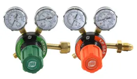 S A G350ol Oxygen And Propane/propylene Regulators Combo - V350 Series 0.5625 Inches