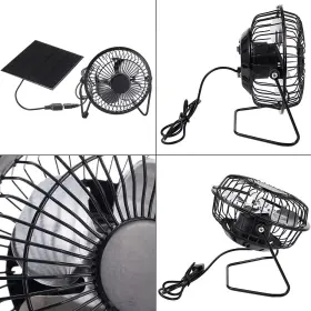 S-snail-oo 188752025756 Solar Panel Powered Fan Mini Ventilator 10w/5w Exhaust For Greenhouse Mot #3