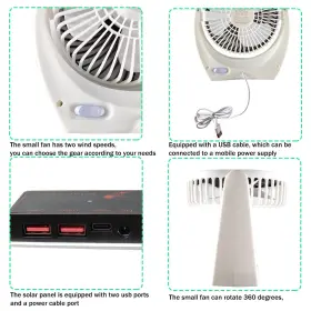 S-snail-oo 921570986041 Solar Panel Powered Fan Mini Ventilator 10w/5w Exhaust For Greenhouse Mot #3