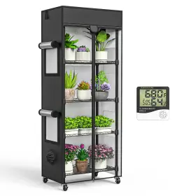 Sagrynfp 612715035873 Small Greenhouse For Indoors 5 Tier 23.1 Inch L 13.2 W 61.2 H Mini