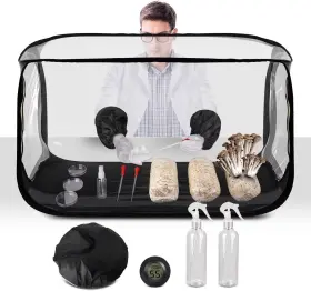 Salcod 445035243238 Large Still Air Box Mushroom Grow Tent - 38x20x25 Inch Clean Workstati