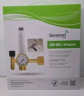 Sentinel 850324005003 Gps Co2 Regulator High Precision Flow Meter Solenoid Valve 0.5-15 Scf