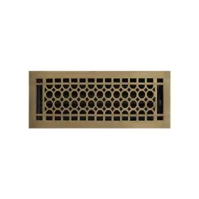 Hv-1016-410-ab Signature Hardware Honeycomb Brass Floor Register Antique #2