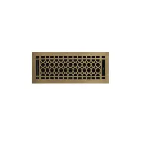 Hv-1016-410-ab Signature Hardware Honeycomb Brass Floor Register Antique #3