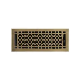 Hv-1016-410-ab Signature Hardware Honeycomb Brass Floor Register Antique