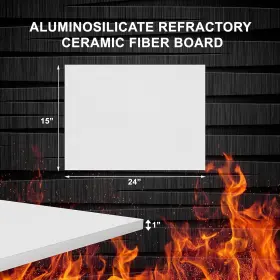 V4-1524 Simond Store Ceramic Fiber Insulation Board - 2300f 1 Inch X 15 24 2 Pack #2