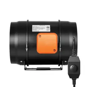 Skyshalo 077685009635 8 Inch Inline Duct Fan 750 Cfm Quiet Ac-motor Ventilation Exhaust