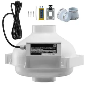 Skyshalo 077685401286 4 To 4.5 Inch Radon Fan Installation Kit Quiet 260 Cfm Mitigation