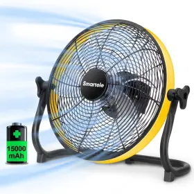 Ff16 Smartele Large Battery Operated Outdoor Rechargeable Camping Fan Up To 30 Hours Batter