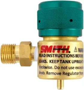 249-499b Smith Little Torch Preset Oxygen Regulator Green