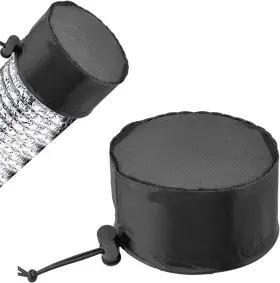 Snomel 445031640673 2pcs 6 Inch Grow Tent Vent Cover Filter Duct Net With Elastic Band And F