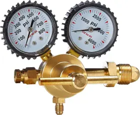 Sp00021 Sparc Premium Nitrogen Regulator 0-600psi Cga 580 Inlet 1/4 Inch Flare Brass