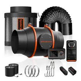 Spider Farmer 973280375462 6 Inch Inline Fan 402cfm Smart Ggs Controller Kits For Grow Tent 2026