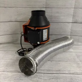 Df-100-m Spider Farmer 4 Inch Inline Duct Fan Df100-m With Exhaust Outlet No Controller