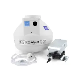 Sdb110p Spruce 28128 Duct Boost Fan Kit With Pressure Sensing Switch White