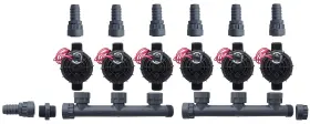 Hu-dura101jtmmb-var Spw Hunter Pgv101-jt-mm Dura Manifold Valve Kit With Flow Control - Barb Pgv101jt