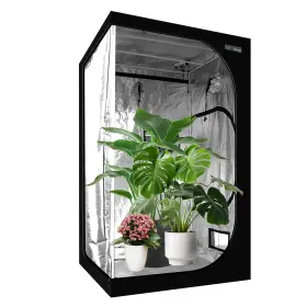 600d Sunstream 607169016165 4x4 Grow Tent 48 Inch X48 X80 Plant Tents High Reflective Mylar With O