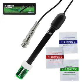 Petk-87 Tekcoplus 0-14 Ph Electrode Probe Meter With Replacement Bnc Connector And 300cm