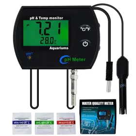 Phtk-835 Tekcoplus Ph Monitor And Temperature Meter 2 In 1 Digital Water Quality Ph/ Temp