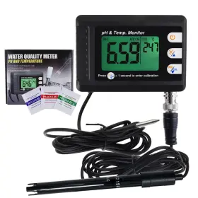 Tk295plus Tekcoplus 2 In 1 Temperature Ph Monitor Meter Tester Sensor Test Kit And Temp