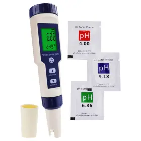 Tk303plus Tekcoplus Water Quality Meter Ip67 Ph Salinity Tds Ec Ph/salinity/tds/ec/temp