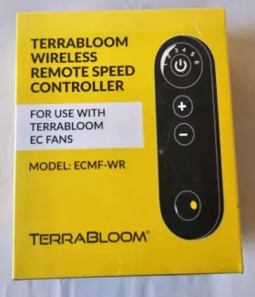 Terrabloom 858355007591 Wireless Remote Speed Controller For Ec Fans Model Ecmf-wr Sealed