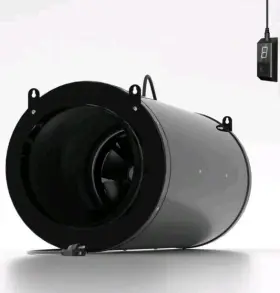 Ecmf-250-s Terrabloom 10 Inch Silenced Ec Inline Duct Fan