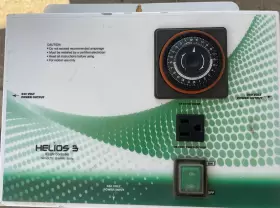 702670 Titan 3 Controls Helios - 4 Light 240 Volt Controller With Timer Used Untested