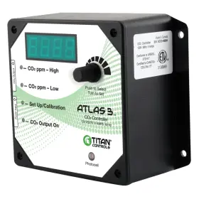702608 Titan Controls Atlas 3 Co2 Monitor And Controller