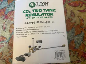 702717 Titan Controls Co2 Two Tank Regulator With Shut Off Valves- Greenhouse Grow Room #2