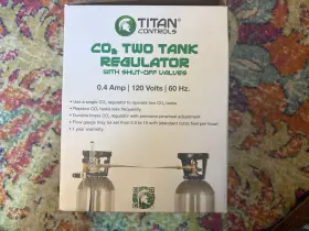 702717 Titan Controls Co2 Two Tank Regulator With Shut Off Valves- Greenhouse Grow Room #3